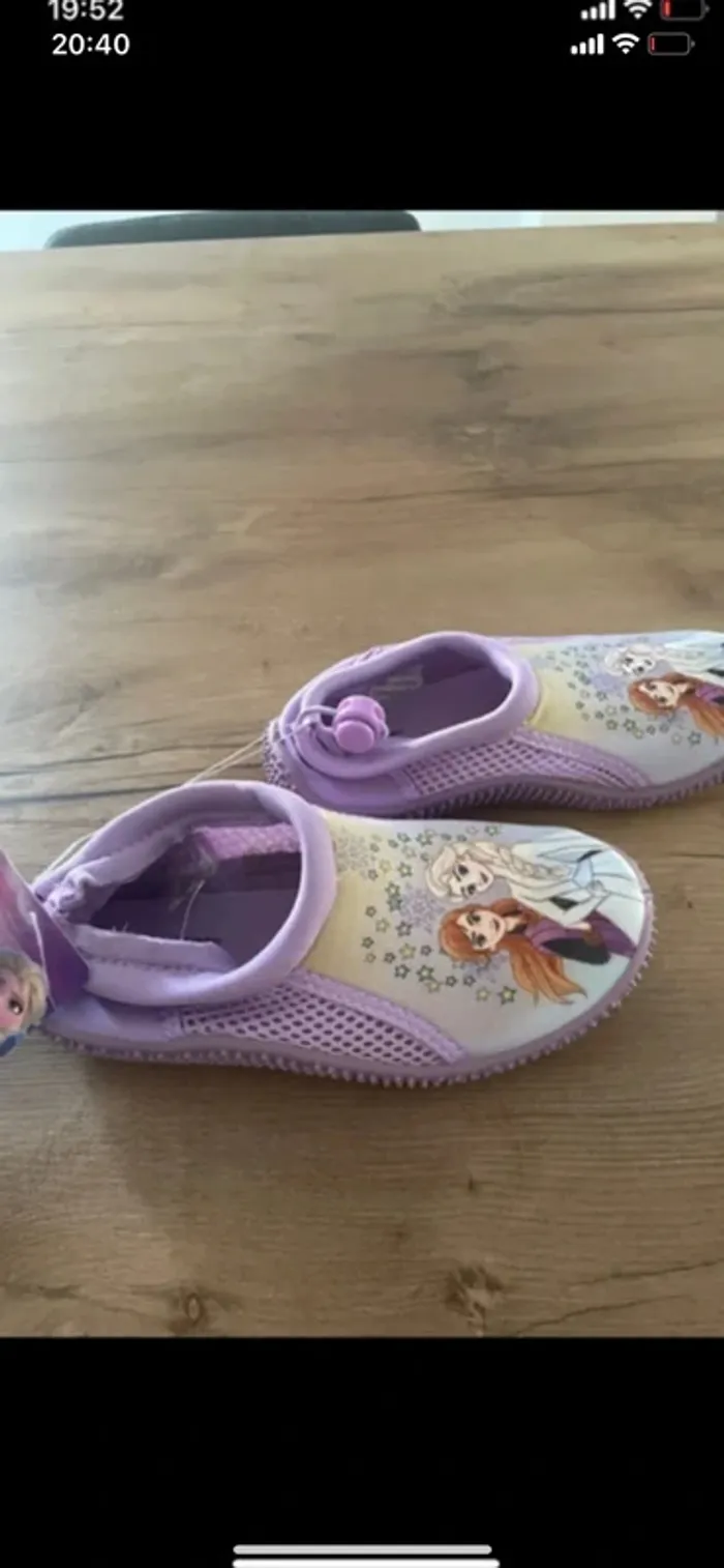 Chaussures de plage reine des neiges - photo numéro 5