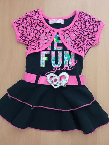 Robe 2 ans avec ceinture
