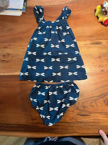 Robe + bloomer jacadi 12 mois