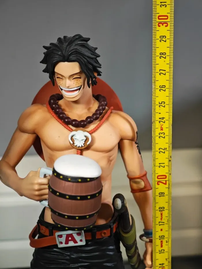 Figurine One Piece : Portgas D Ace Grandista Nero Banpresto 29cm avec boîte - photo numéro 8