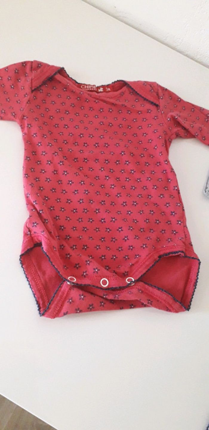 Lot bodies manches longues chipie 3 mois - photo numéro 7