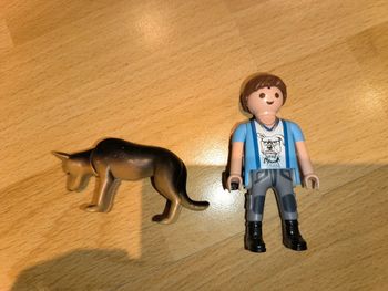 Homme et son chien Playmobil