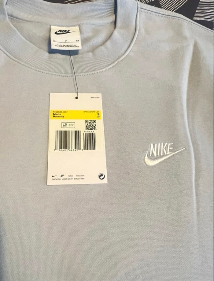 Sweat bleu Nike S - photo numéro 3