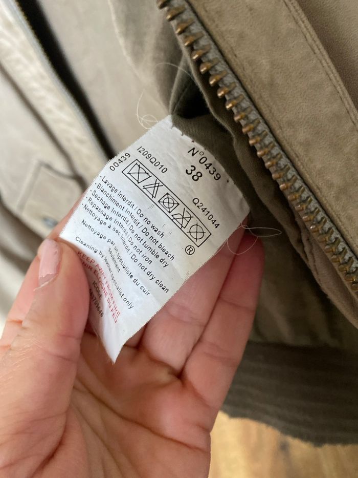 Veste en cuir icode esprit vintage - photo numéro 4