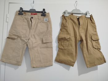 Lot de 2 shorts beige – Taille 10 ans