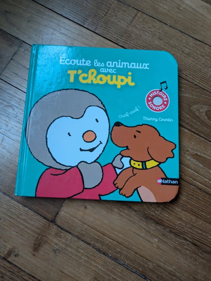Livre T'choupi sonore