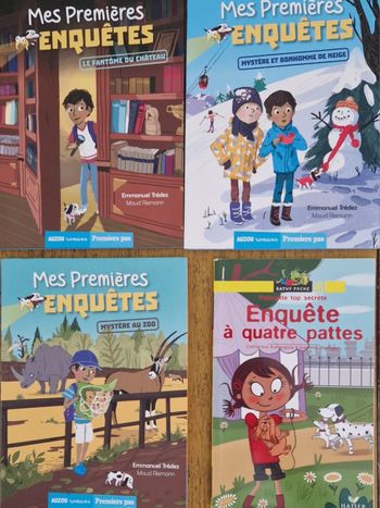 mes premieres enquetes lot 4 livres