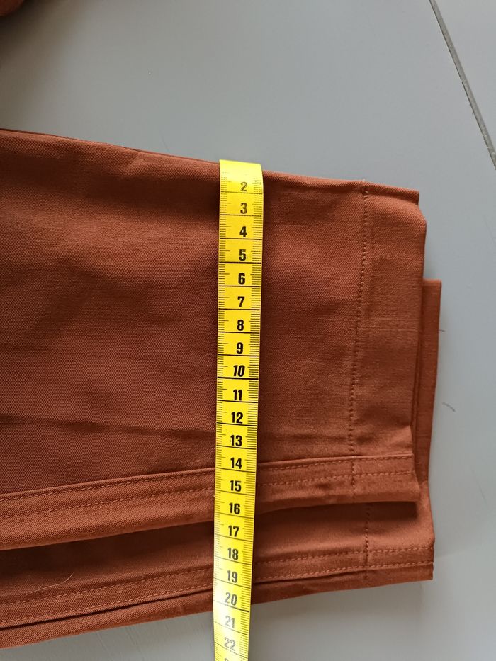 Pantalon droit marron Tally weijl taille 34 - photo numéro 7