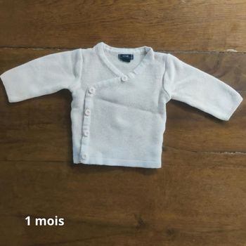 Brassière cache-coeur mixte garçon fille 1 mois