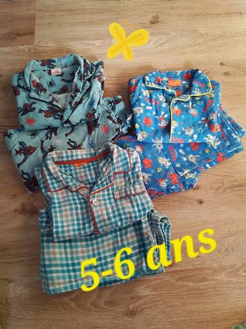 Pyjamas garçon 5-6 ans 