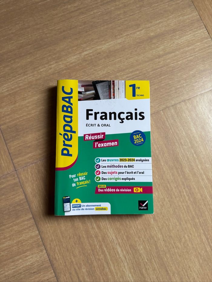 Livre bac français