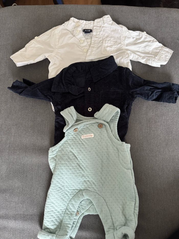 Lot de vêtements garçon 1 mois - photo numéro 3