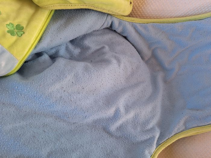 Turbulette/ gigotteuse bébé velours 12/24 Mois "mots d'enfants" très épaisse - photo numéro 9