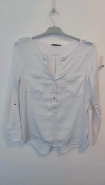Blouse blanche cache cache taille 1