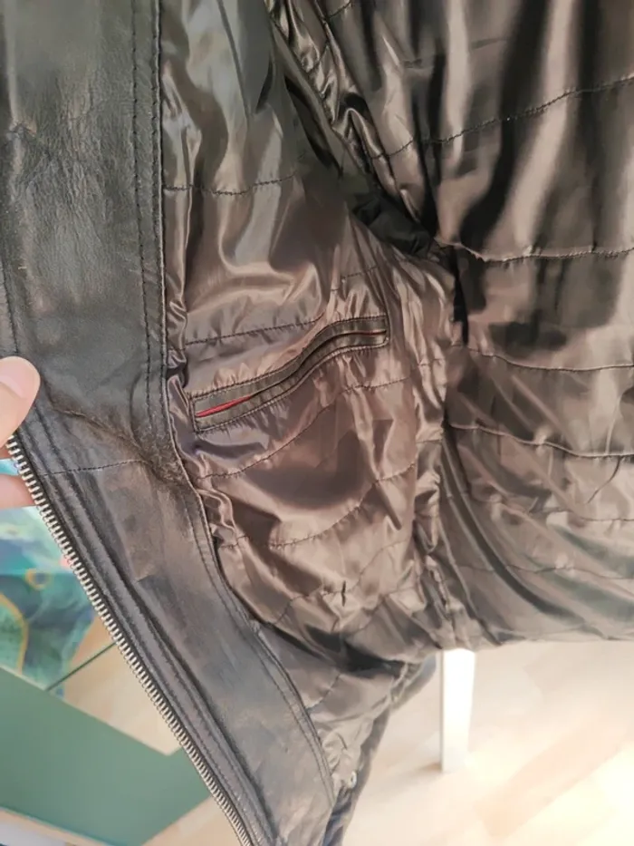 Veste en cuir Zadig et Voltaire homme taille L - photo numéro 6