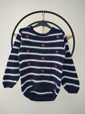 5 ans pull maille brodé Tissaïa