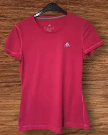👚 T-shirt Adidas rose fuchsia - Taille S