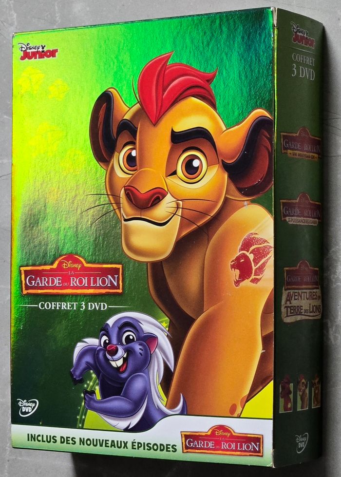 Coffret de la Trilogie La Garde du Roi Lion (Disney Junior) d'occasion en très bon état comme neuf - photo numéro 3