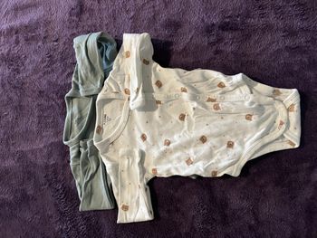 Lot de 2 bodies bébé garçon taille 12 mois