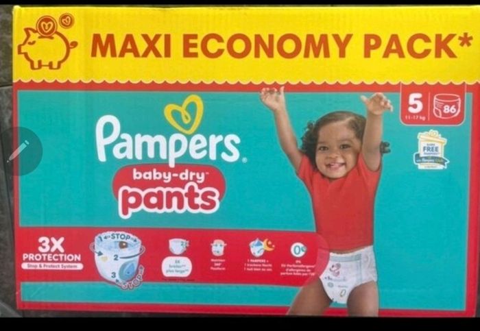 Lot de 2 cartons de couches culottes pampers taille 5 à 40€ avec le code 
RENNE30
Le lot passe à 28€ - photo numéro 2