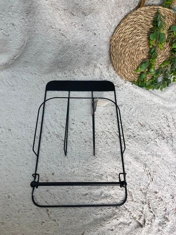 Porte revue / dérouleur sopalin en métal noir - Neuf 