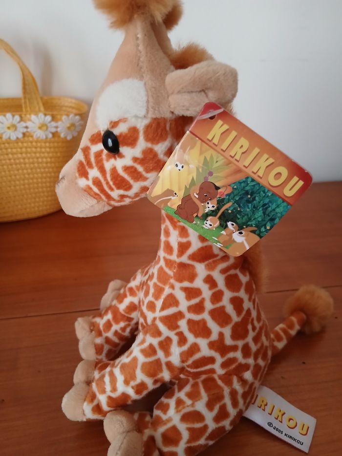Neuf/ Kirikou: Doudou petite Girafe *22 cm - photo numéro 2