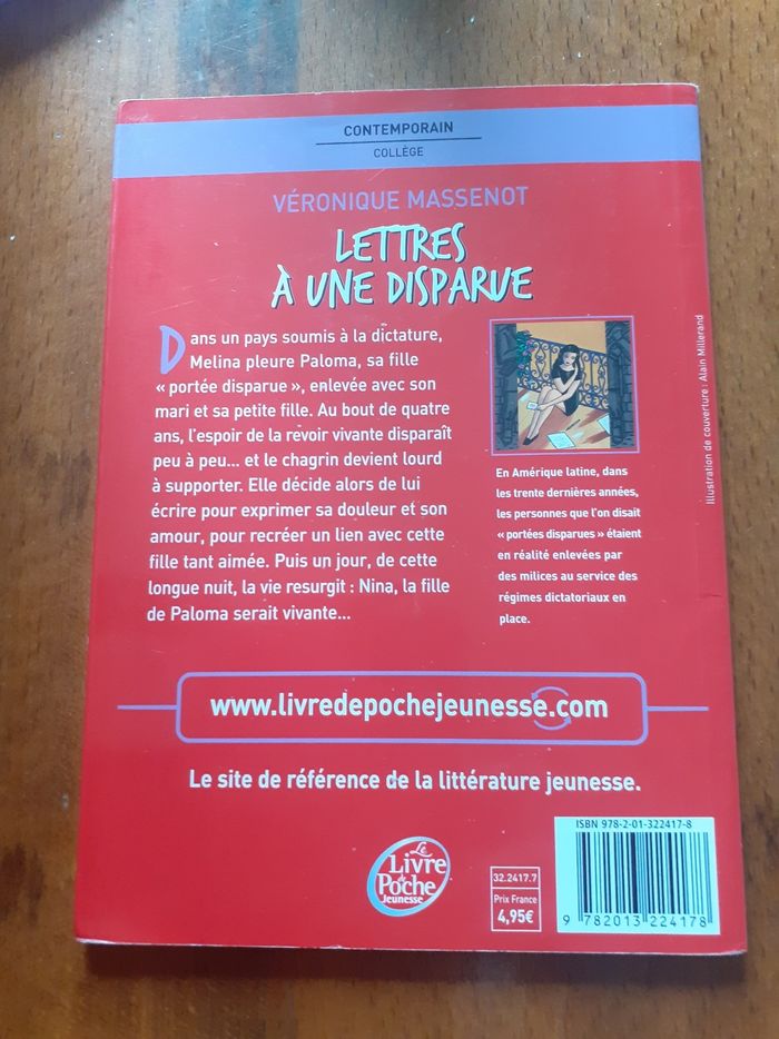 Livre enfant "Lettres à une disparue" - photo numéro 2