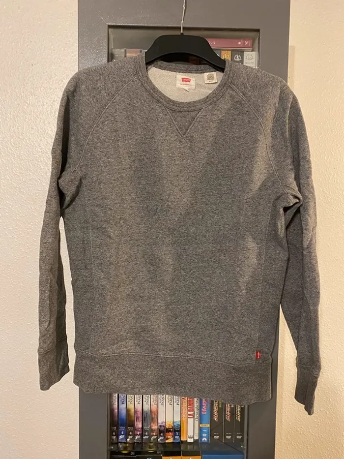 sweat pull Levi’s gris clair taille S