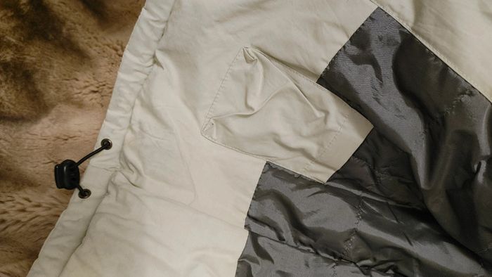 Grosse veste doudoune matelassée homme imperméable duvet plume blanc cassé beige chaude épaisse - photo numéro 11