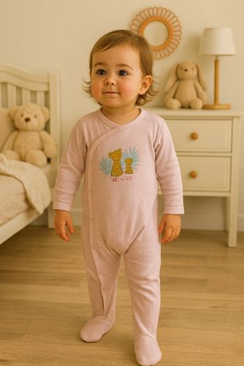 Pyjama rose léopard In extenso