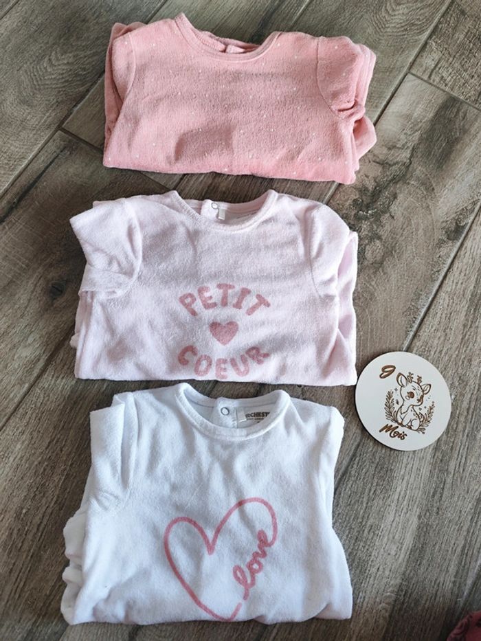 Magnifique Lot de 3 pyjamas velours 🤟