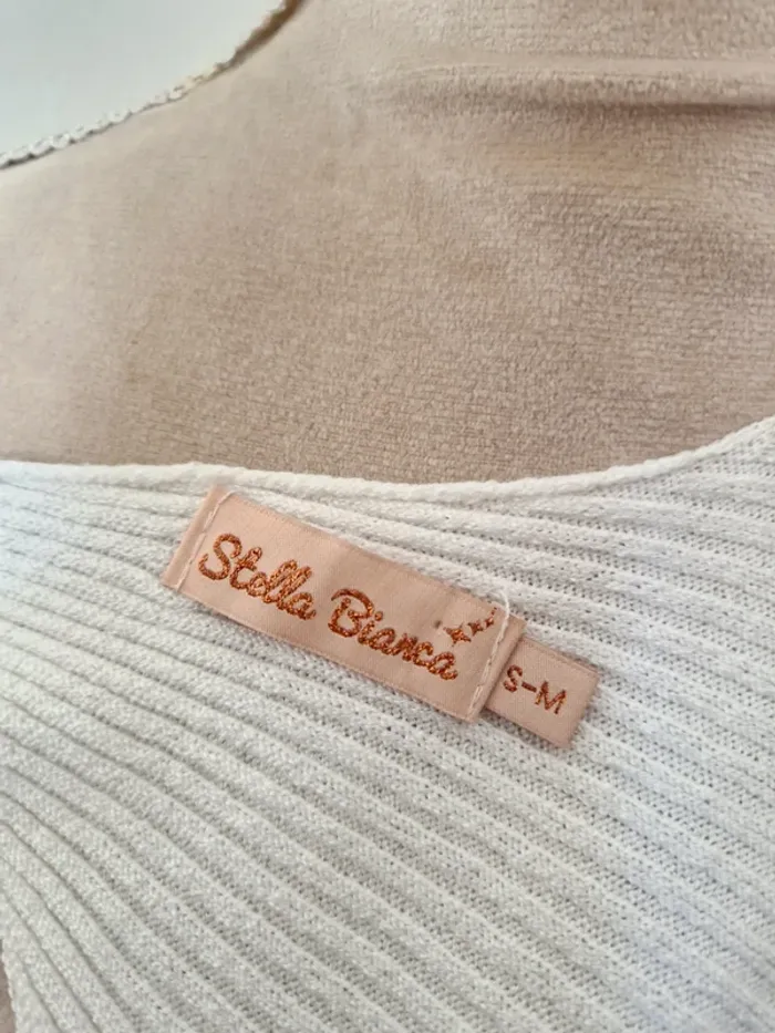 Robe stella bianca laine blanc taille s/m - photo numéro 3