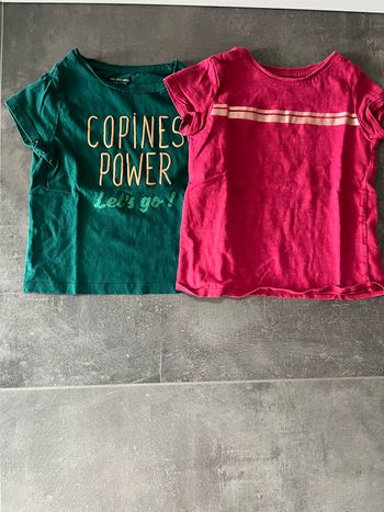 Lot de 2 tee-shirts 4 ans Vertbaudet