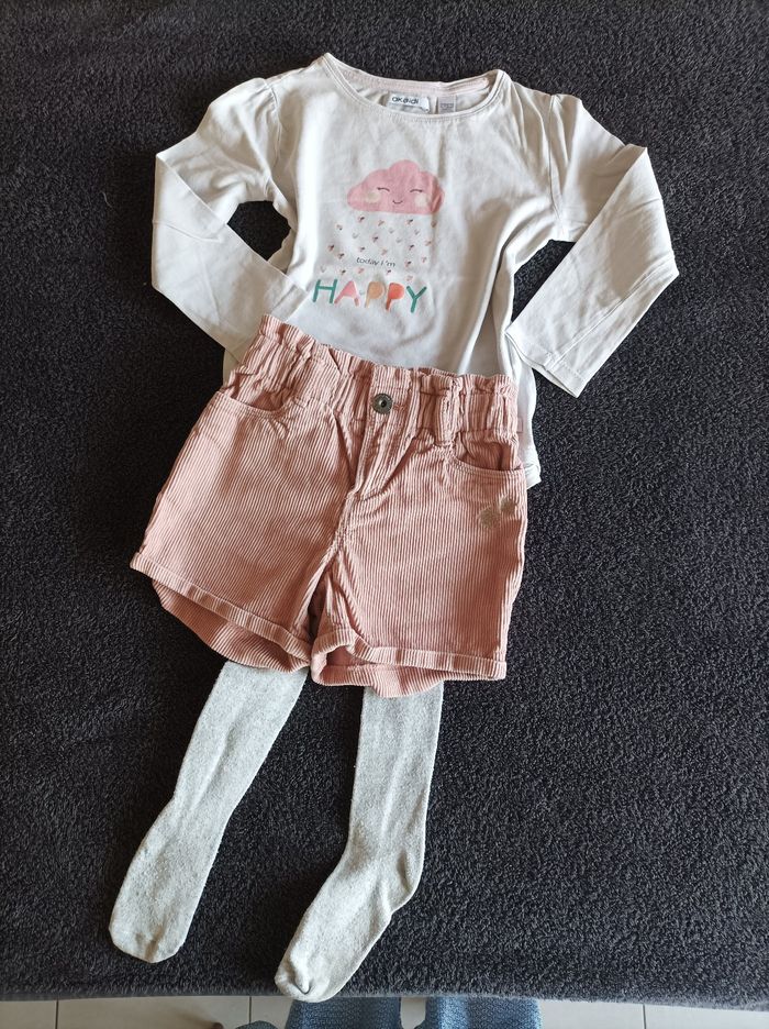 Ensemble short velours