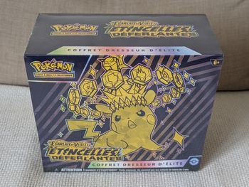 ETB Pokémon Coffret Dresseur d'élite Pikachu Étincelles Déferlantes EV08 Fr