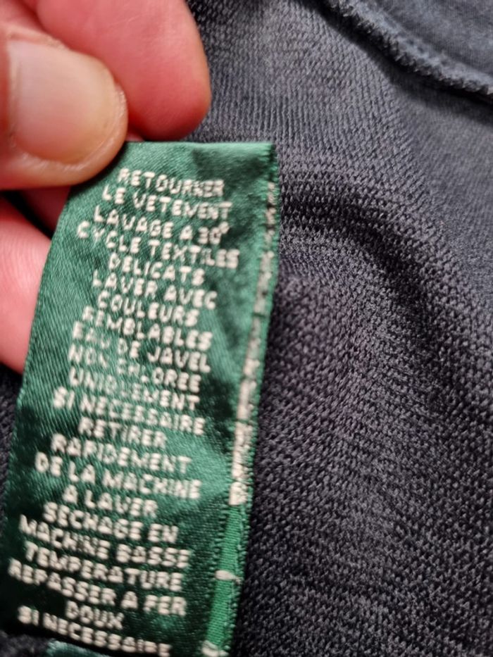 Gilet à capuche zippé Ralph Lauren noir – Taille 1X/48 Femmes - photo numéro 8