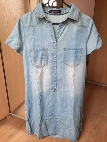 Robe chemise bleue Cache-Cache