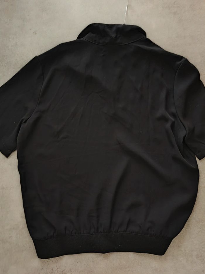 Polo Monoprix noir taille élastique manches courtes 40 - photo numéro 3