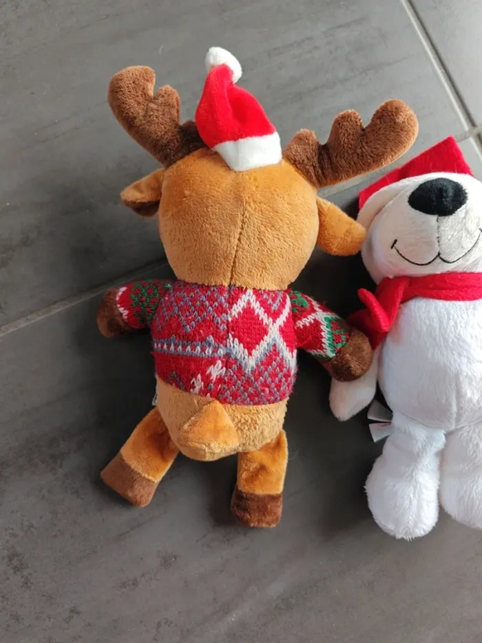 2 peluches de Noël - photo numéro 2