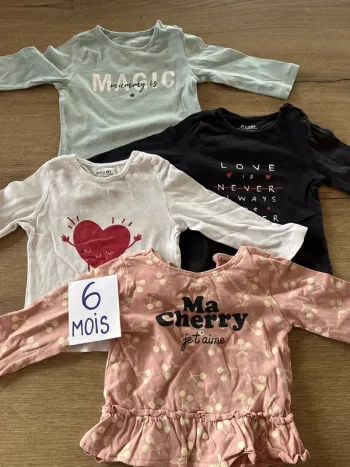 Haut léger fille 6 mois