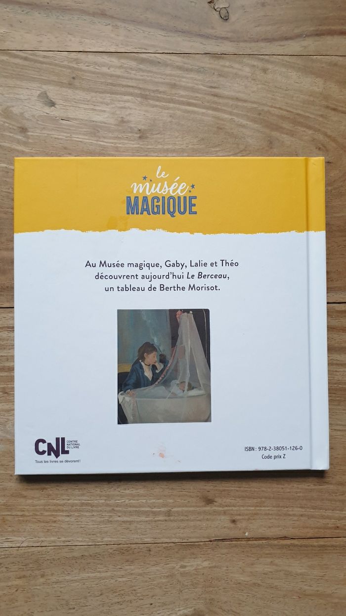 Neuf livre enfant Hachette Jeunesse sur le thème de l art "le berceau " toile de Berthe Morisot - photo numéro 2