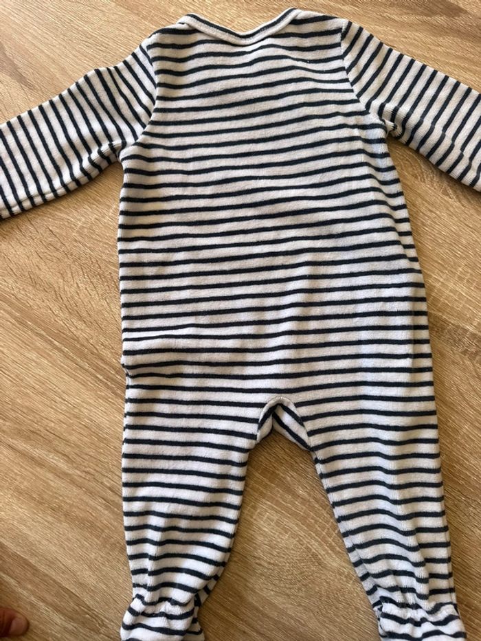 Pyjama à rayures Sage comme une image - photo numéro 5