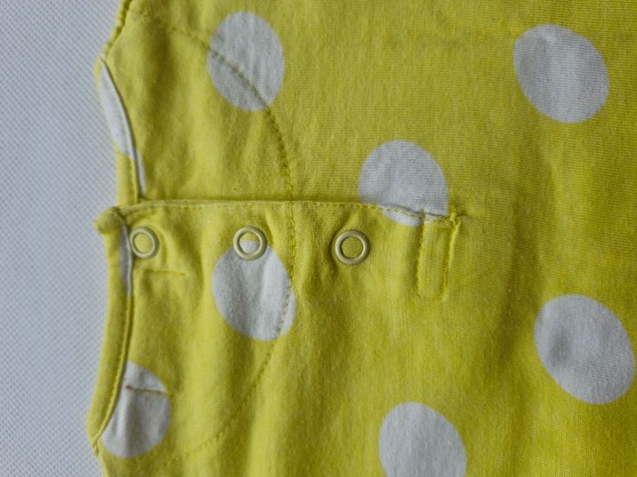 T-shirt manches longues fille 3 mois Tissaia Jaune Blanc - photo numéro 2