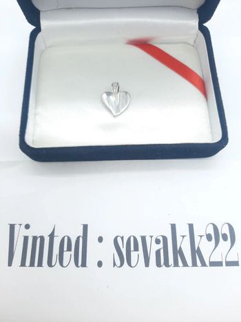 Pendentif cœur en argent