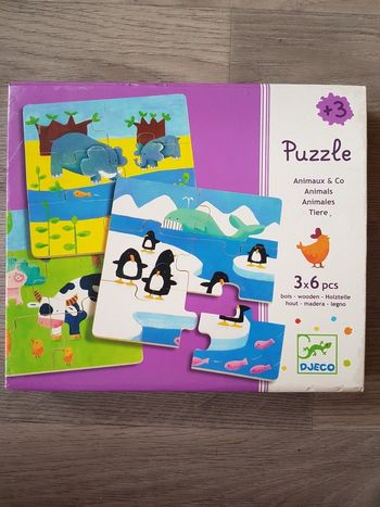 Lot de 3 puzzles DJECO