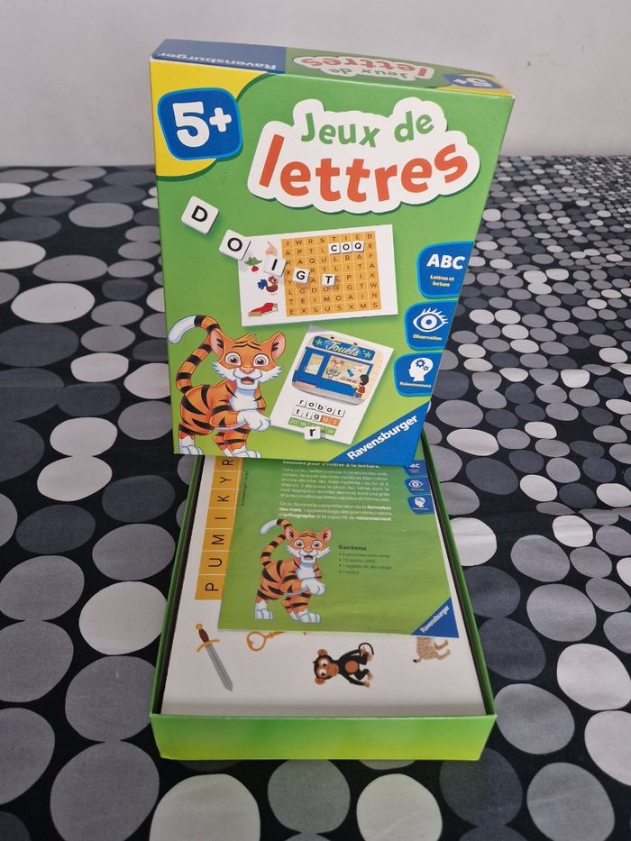 ✏️ Jeu éducatif "Jeux de lettres" Ravensburger – dès 5 ans 🐯