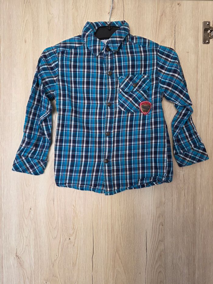 CHEMISE MANCHE LONGUE À CARREAUX GARÇON 👦 TAILLE 4ANS MARQUE LA COMPAGNIE DES PETITS
