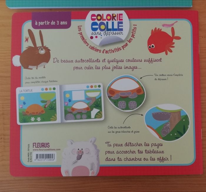 2 livres colorie colle sans dépasser - photo numéro 4