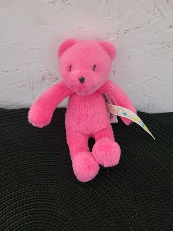 Peluche petit ours rose Les P'tits Doudous de l'hôpital Moulin Roty