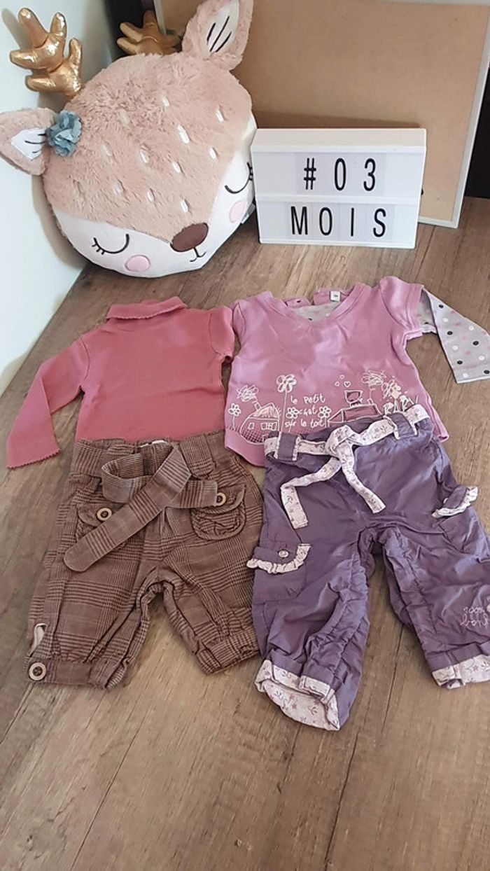 Lot 2 tenues hiver fille